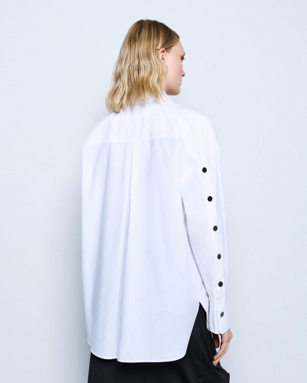 Shirt with studs on the sleeves - Access Fashion - Image 4