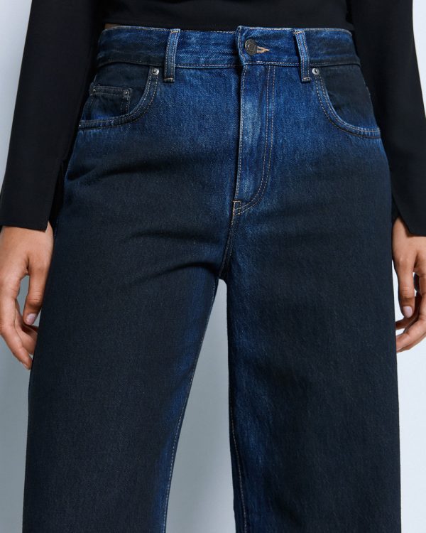Wide-leg denim pants -Access Fashion - Image 4
