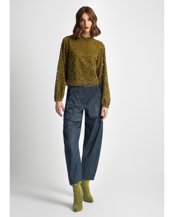 Straight-leg denim trousers - Moutaki