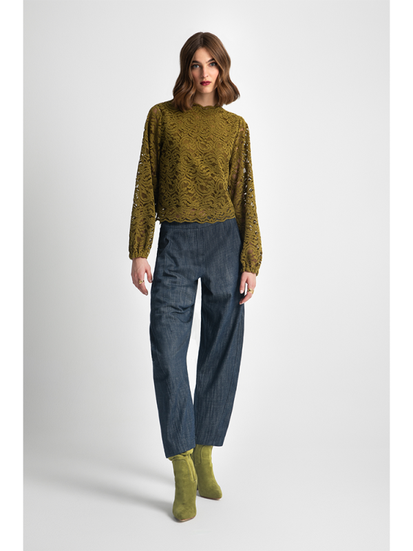 Straight-leg denim trousers - Moutaki