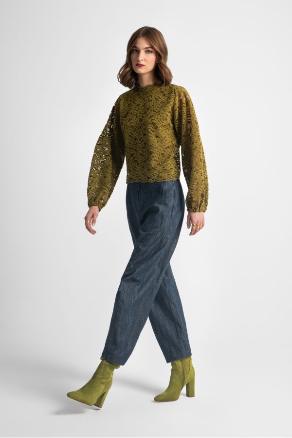 Straight-leg denim trousers - Moutaki - Image 2