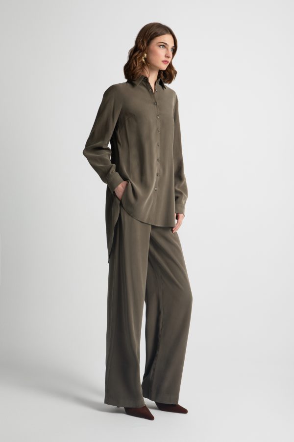 High-waist flared trousers - Moutaki - Image 2