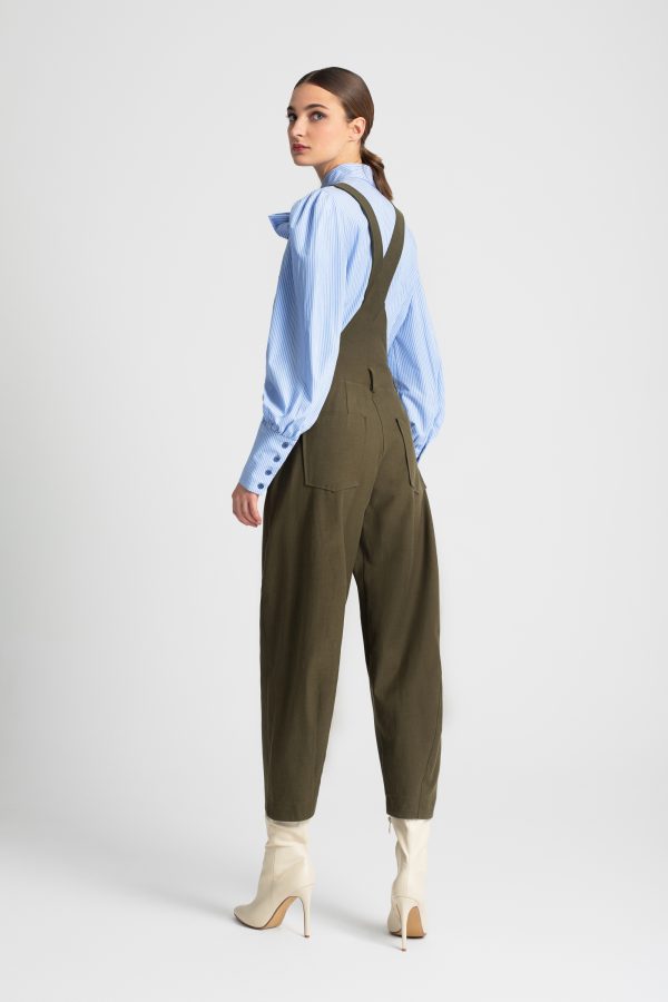 Jumpsuit with adjustable shoulder straps - Moutaki - Image 2