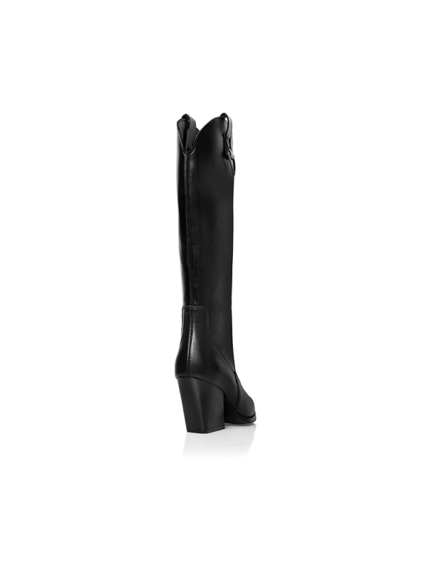 Leather cowboy boots with pointed toe - Sante Shoes - Image 3