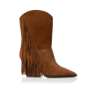 Suede fringe cowboy boots - Sante Shoes