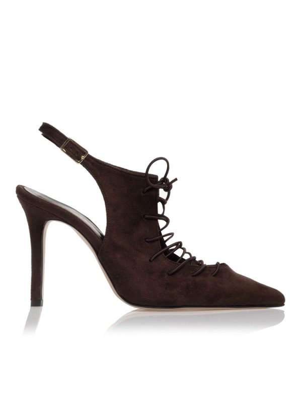 Lace-up slingback heels - Sante Shoes