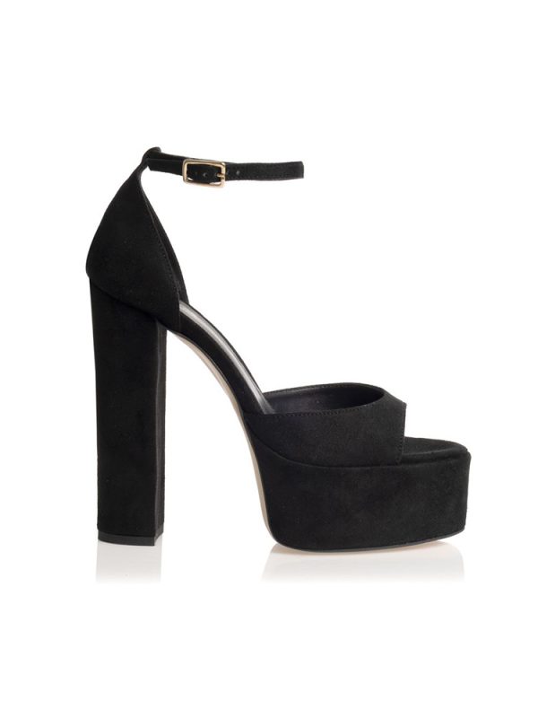 Suede platform ankle-strap Heels - Sante Shoes - Image 2