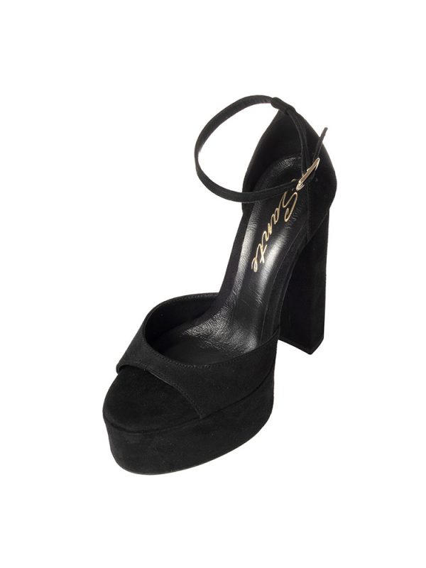 Suede platform ankle-strap Heels - Sante Shoes - Image 3