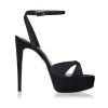 Satin platform stiletto sandals - Sante Shoes