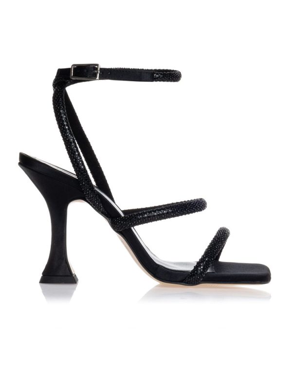 Strappy rhinestone sandals - Sante Shoes