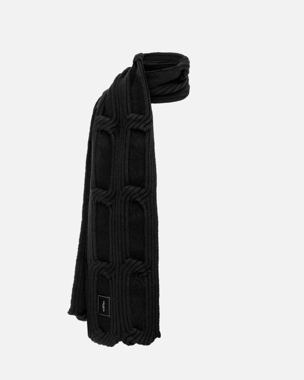 Textured knit scarf - Tailor Made Knitwear - Image 2