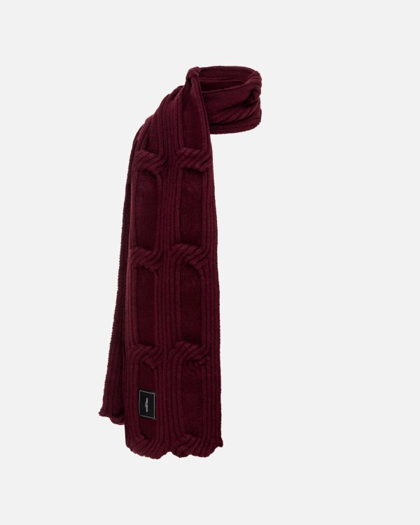 Textured knit scarf - Tailor Made Knitwear - Image 3
