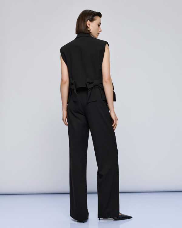 Sleeveless jacket with bows - Access Fashion - Image 4