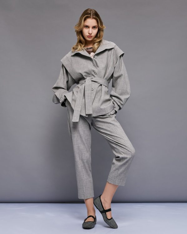 Jacket with belt - Access Fashion