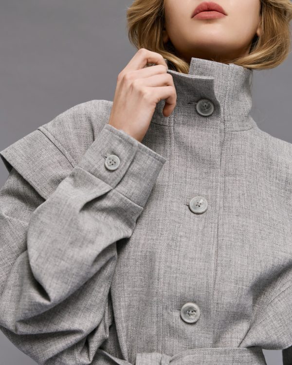 Jacket with belt - Access Fashion - Image 5