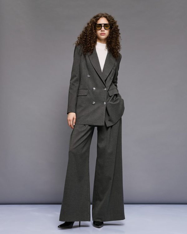 Long double-breasted blazer - Access Fashion