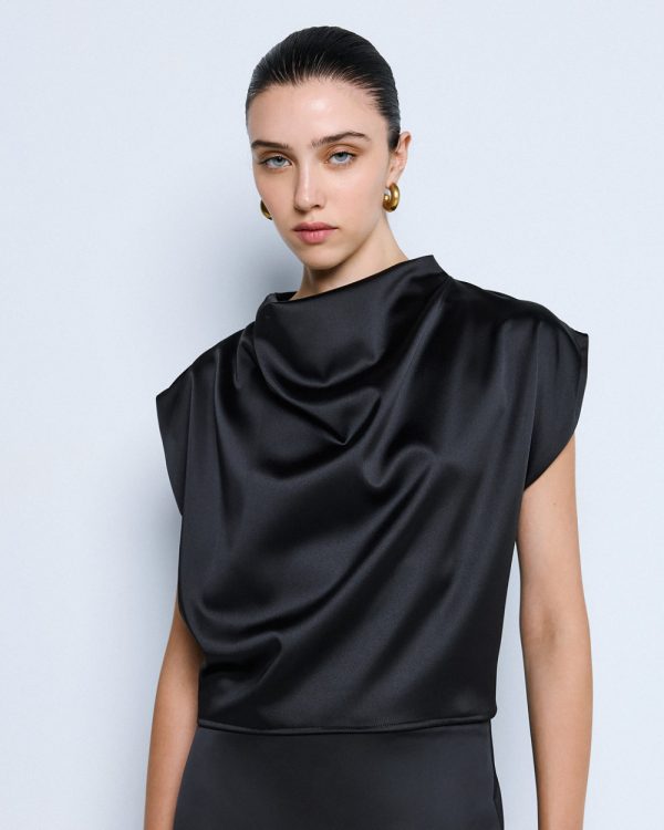 Sleeveless draped top - Access Fashion