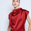 Sleeveless draped top - Access Fashion
