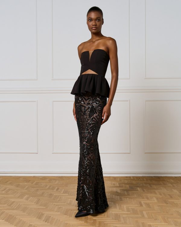 Top with ruffles and a cut-out - Access Fashion - Image 2