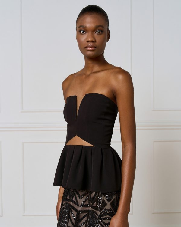 Top with ruffles and a cut-out - Access Fashion - Image 3