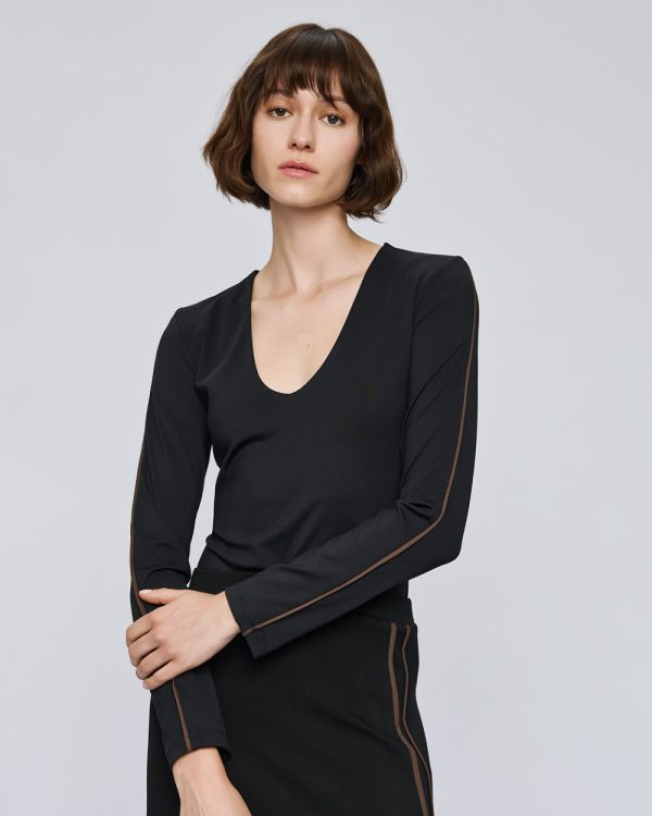 Bodysuit with long sleeves - Access Fashion