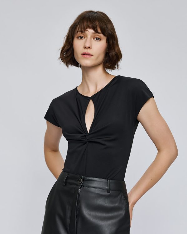 Cut-out bodysuit with knot detail - Access Fashion - Image 6
