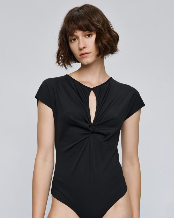 Cut-out bodysuit with knot detail - Access Fashion - Image 10