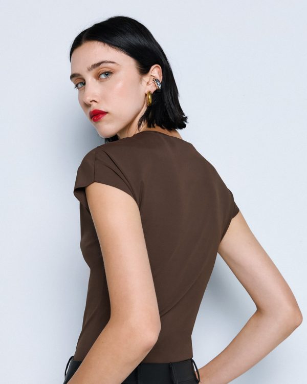 Cut-out bodysuit with knot detail - Access Fashion - Image 4