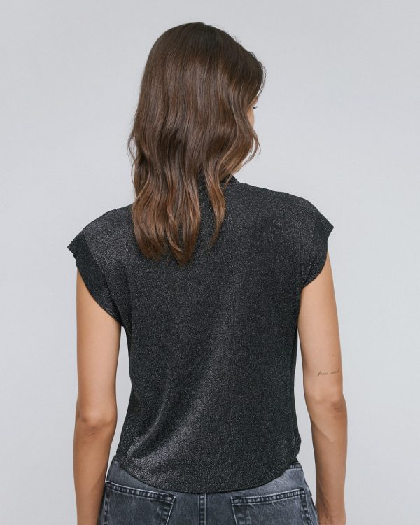 High-neck ribbed top -  Access Fashion - Image 8