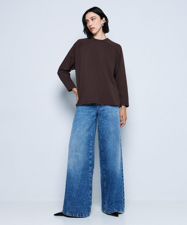 Long-sleeved top with decorative seams - Access Fashion - Image 5
