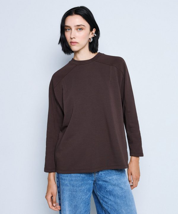 Long-sleeved top with decorative seams - Access Fashion - Image 6
