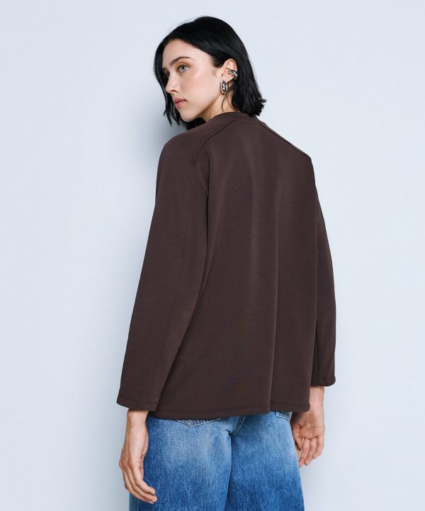 Long-sleeved top with decorative seams - Access Fashion - Image 9