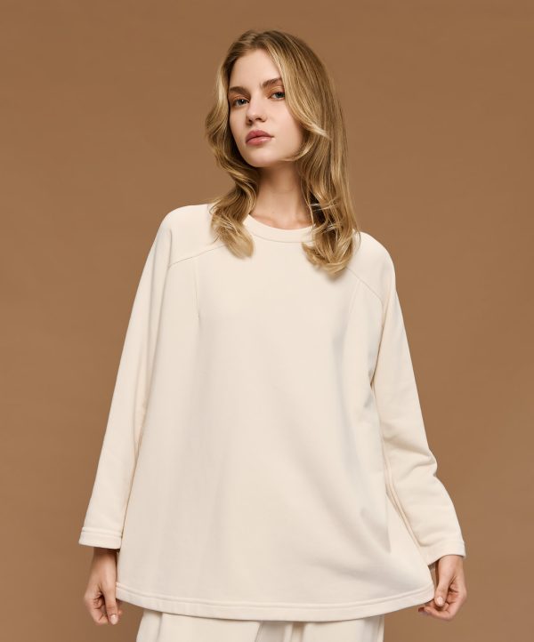 Long-sleeved top with decorative seams - Access Fashion - Image 2