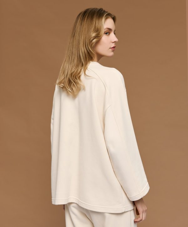 Long-sleeved top with decorative seams - Access Fashion - Image 3