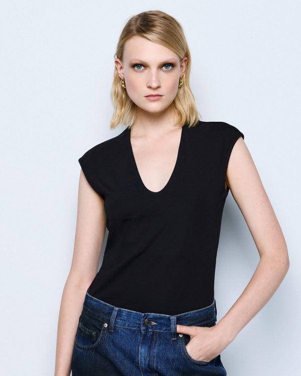 Bodysuit with V neckline - Access Fashion - Image 7
