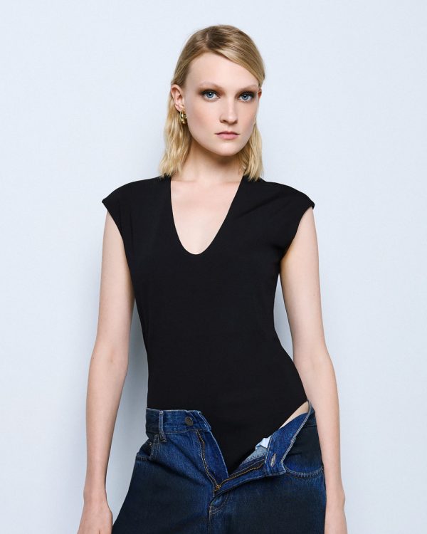 Bodysuit with V neckline - Access Fashion - Image 9