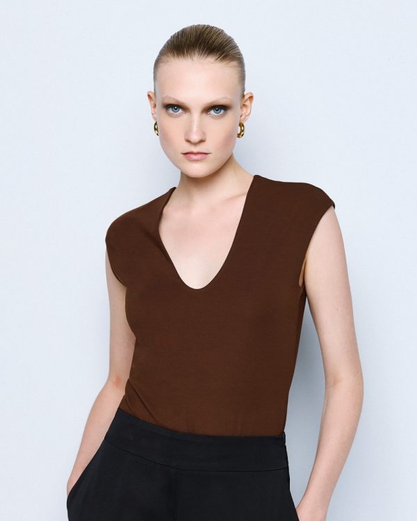 Bodysuit with V neckline - Access Fashion - Image 5