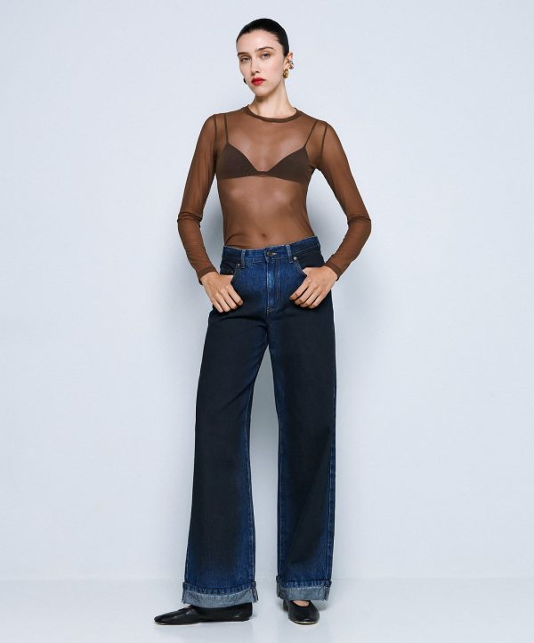 Tulle long sleeve top - Access Fashion - Image 4