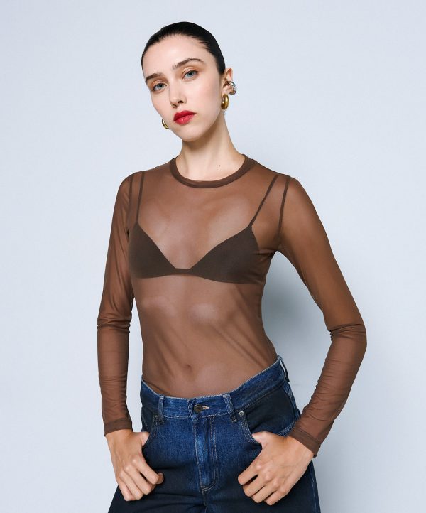 Tulle long sleeve top - Access Fashion - Image 5