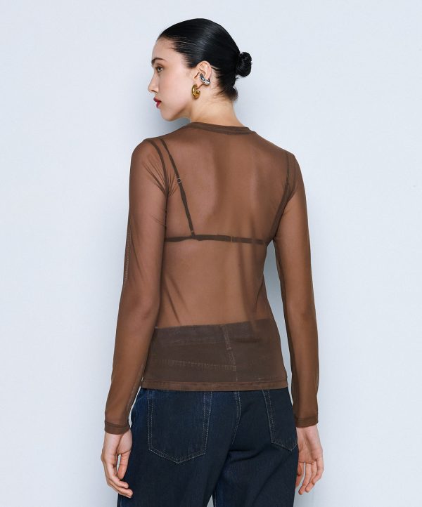 Tulle long sleeve top - Access Fashion - Image 7