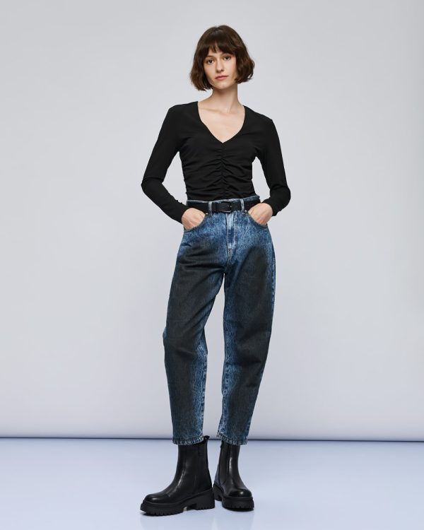 Blouse with gathered detail - Access Fashion - Image 6