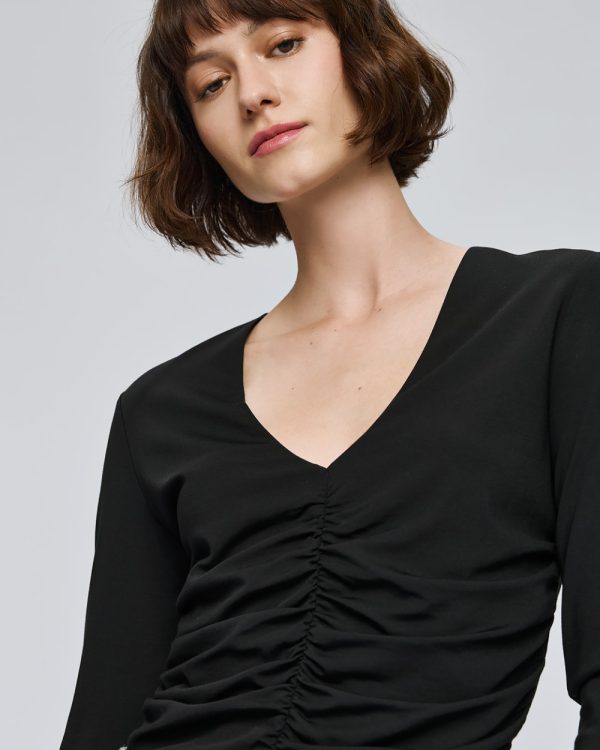 Blouse with gathered detail - Access Fashion - Image 8