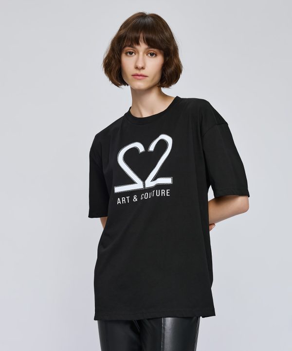 Cotton blouse with Art & Couture print - Access Fashion - Image 8