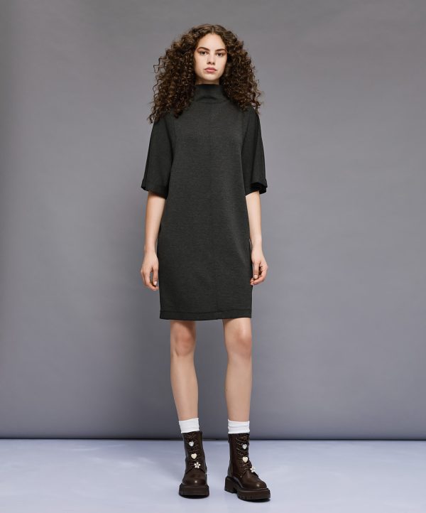 High-neck midi dress - Access Fashion - Image 3