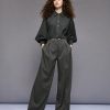 Wide-leg pants with pleats - Access Fashion