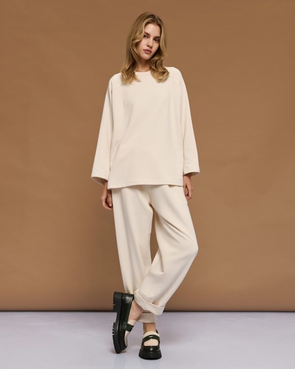 High-waist pants with an elastic waistband - Access Fashion - Image 3