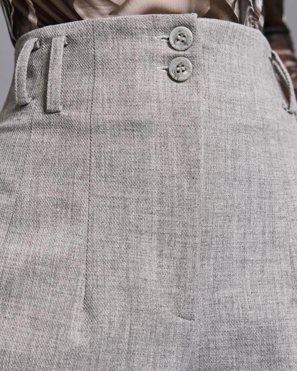 High-waist shorts with belt loops - Access Fashion - Image 5