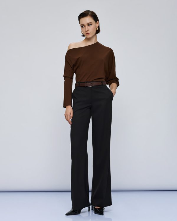 Wide straight-leg pants - Access Fashion