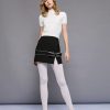 Mini skirt with piping and bow - Access Fashion
