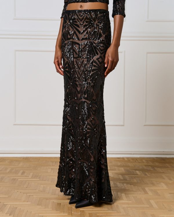 Sequin embellished maxi skirt - Access Fashion - Image 2